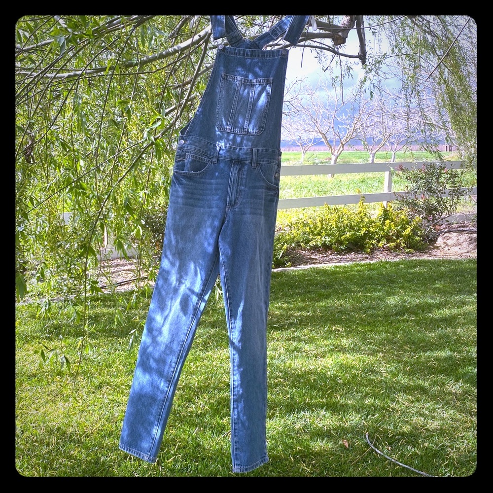NWT Forever 21 jean overalls size XS